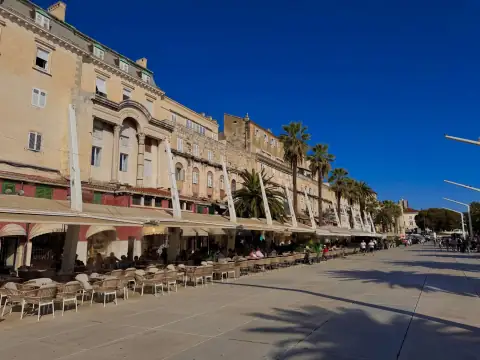 Nadmorska promenada Riva w Splicie