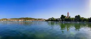 Panorama starówki Trogiru